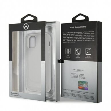 Originalus Mercedes Dėklas Mehcp12Sarct Iphone 12 Mini 5,4" Skaidrus permatomas Line 6