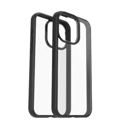 Otterbox React iPhone 15 Pro Dėklas - Permatomas Juodas 1