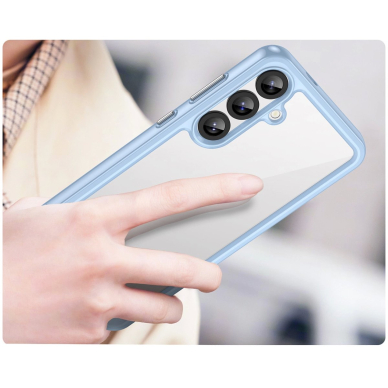Outer Space dėklas su lanksčiu rėmeliu Samsung Galaxy A36 - mėlynas 3