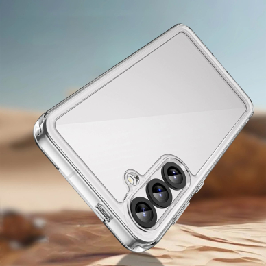 Outer Space dėklas su lanksčiu rėmeliu Samsung Galaxy A36 - permatomas 1