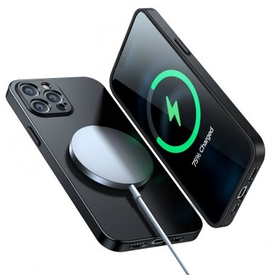 Iphone 13 Pro Max Pilnai dengiantis dėklas Joyroom 360 Full Case  + apsauginis stiklas (JR-BP928 pilkas) 9