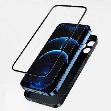 Iphone 13 Pro Max Pilnai dengiantis dėklas Joyroom 360 Full Case  + apsauginis stiklas mėlynas (JR-BP928 blue) 3