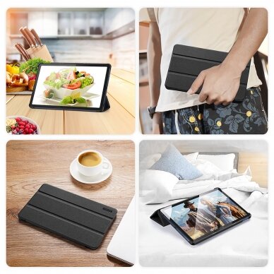 Planšetės dėklas Dux Ducis Domo smart sleep case skirta Lenovo Tab M10 10.6'' tablet - Juodas 8