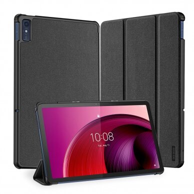 Planšetės dėklas Dux Ducis Domo smart sleep case skirta Lenovo Tab M10 10.6'' tablet - Juodas