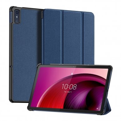 Planšetės dėklas Dux Ducis Domo smart sleep case skirta Lenovo Tab M10 10.6'' tablet - Mėlynas 2
