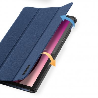 Planšetės dėklas Dux Ducis Domo smart sleep case skirta Lenovo Tab M10 10.6'' tablet - Mėlynas 3