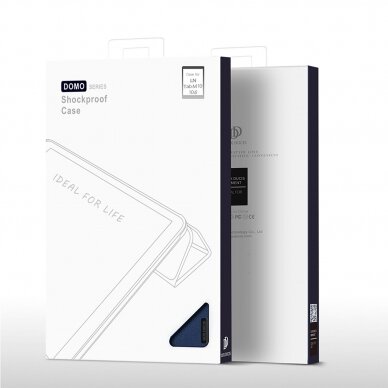 Planšetės dėklas Dux Ducis Domo smart sleep case skirta Lenovo Tab M10 10.6'' tablet - Mėlynas 4