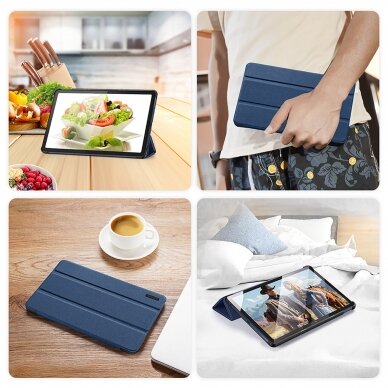 Planšetės dėklas Dux Ducis Domo smart sleep case skirta Lenovo Tab M10 10.6'' tablet - Mėlynas 9