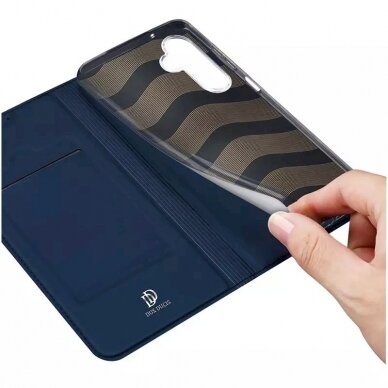 Planšetės dėklas Dux Ducis Skin Pro eco-leather case skirta Samsung M34 5G - Mėlynas 2