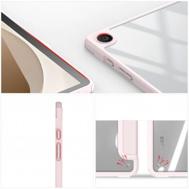 Planšetės dėklas Dux Ducis Toby case su flip stand skirta Samsung Galaxy Tab A9+ - rožinis 7