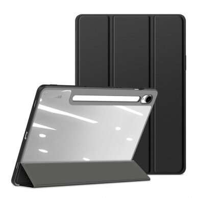 Planšetės dėklas Dux Ducis Toby case su flip stand skirta Samsung Galaxy Tab S9 FE - Juodas 11