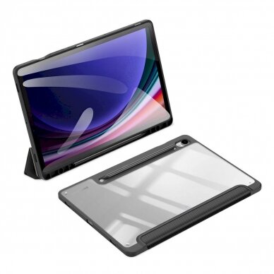 Planšetės dėklas Dux Ducis Toby case su flip stand skirta Samsung Galaxy Tab S9 FE - Juodas 2