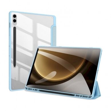 Planšetės dėklas Dux Ducis Toby case su flip stand skirta Samsung Galaxy Tab S9 FE - Mėlynas 5