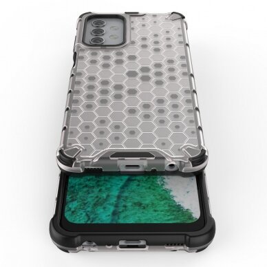 Samsung Galaxy A32 Plastikinis dėklas Honeycomb Case 5G Skaidrus 11