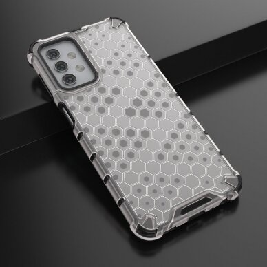 Samsung Galaxy A32 Plastikinis dėklas Honeycomb Case 5G Skaidrus 3