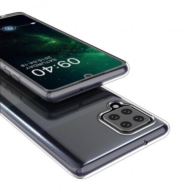 Plonas dėklas Ultra Clear 0.5mm Samsung Galaxy A12 Skaidrus 4