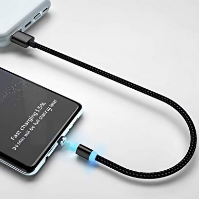 Plug adapter skirta magnetic USB kabelis Lightning sidabrinis  6