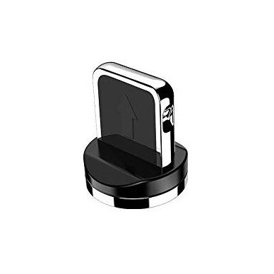 Plug adapter skirta magnetic USB kabelis Lightning sidabrinis