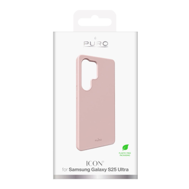 Puro Icon silikoninis dėklas Samsung Galaxy S25 Ultra - rožinis 2
