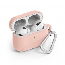 Akcija! Ringke Airpods Case Patvarus Apsauginis Dėklas Airpods Pro Rožinis