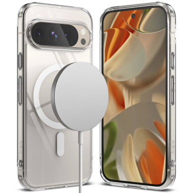 Ringke Fusion MagSafe Dėklas skirtas Google Pixel 9 / 9 Pro - Permatomas 1