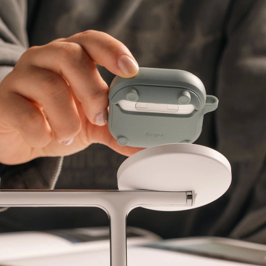 Ringke Onyx MagSafe Dėklas skirtas Apple AirPods 4 - Žalias 6