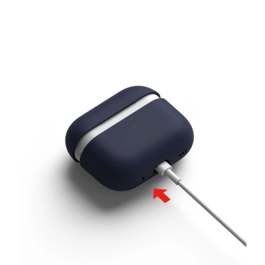 Ringke Silikoninis Dėklas skirtas Apple AirPods Pro 1 / 2 - Navy Mėlynas 1
