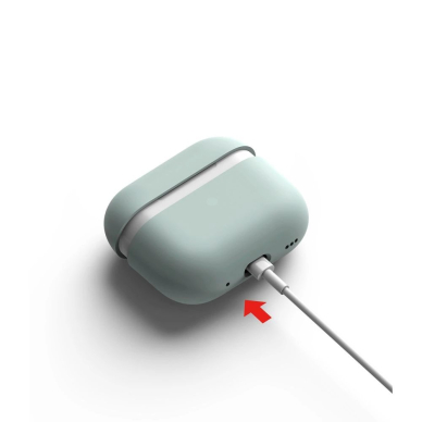 Ringke Silikoninis Dėklas skirtas Apple AirPods Pro 1 / 2 - Žalias 1