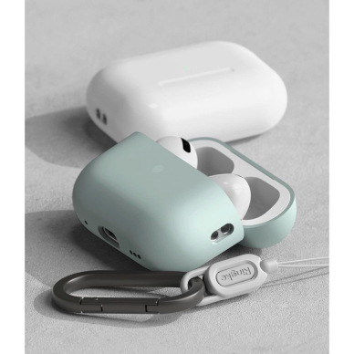 Ringke Silikoninis Dėklas skirtas Apple AirPods Pro 1 / 2 - Žalias 12