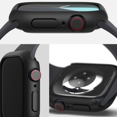 Ringke Slim 2-pack Dėklas skirtas Apple Watch 10 46mm - Permatomas and Matinis Juodas 2