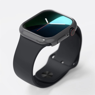 Ringke Slim 2-pack Dėklas skirtas Apple Watch 10 46mm - Permatomas and Matinis Juodas 4