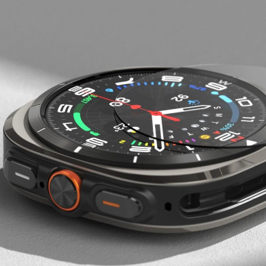 Ringke Slim & Tempered Glass Dėklas + Glass Set skirtas Samsung Galaxy Watch Ultra 47mm - Juodas 3