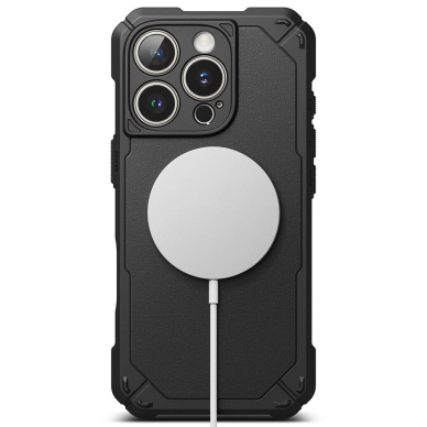 Ringke Sustiprintas Gear MagSafe iPhone 16 Pro Max Dėklas - Juodas 2