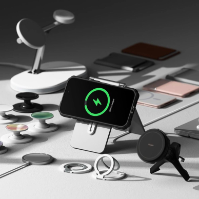 Ringke Sustiprintas Gear MagSafe iPhone 16 Pro Max Dėklas - Juodas 6