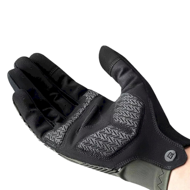 Rockbros 16110006003 shock-absorbing cycling gloves size L - žalias Juodas 2