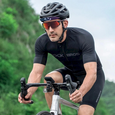 Rockbros 18230005001 cycling cappeak - Juodas 2