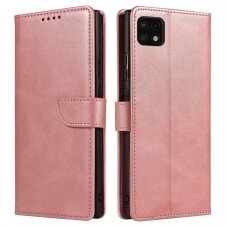 Akcija! Samsung Galaxy A22 4G Dėklas Dux Ducis Skin Pro rožinis-auksinis