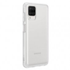 Samsung galaxy a12 originalus dėklas Soft Clear Cover Samsung EF-QA125TTEGEU  Permatomas