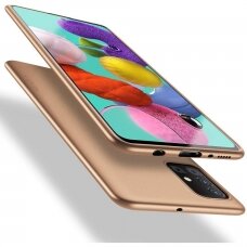 Samsung Galaxy A02S DĖKLAS X-LEVEL GUARDIAN SILIKONINIS auksinis