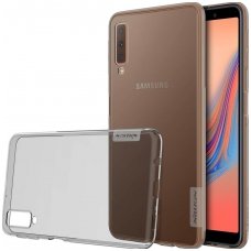 Samsung galaxy A7 2018 dėklas nillkin Nature TPU pilkas 0,6 mm