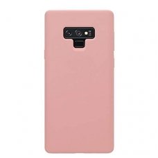 Samsung Galaxy note 9 dėklas "Liquid silicon"  silikonas rožinis