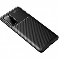 Samsung Galaxy A72 dėklas Vennus Carbon Elite juodas