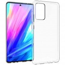 Akcija! Samsung Galaxy A72 DĖKLAS HIGH CLEAR 1MM SILIKONAS SKAIDRUS