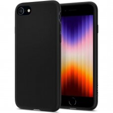 Akcija! iPhone 7 / 8 / SE2020 / SE2022 Spigen "Liquid crystal"  juodas