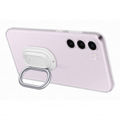 Samsung Clear Gadget Case skirta Samsung Galaxy S23+ cover ring holder stand Permatomas (EF-XS916CTEGWW) 2