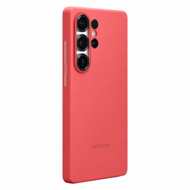 Samsung Silikoninis Dėklas EF-PS938CREGWW skirtas Samsung Galaxy S25 Ultra - Raudonas 2