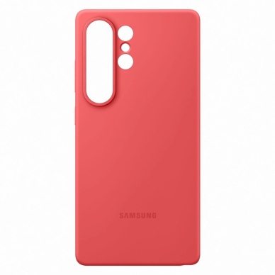 Samsung Silikoninis Dėklas EF-PS938CREGWW skirtas Samsung Galaxy S25 Ultra - Raudonas 3