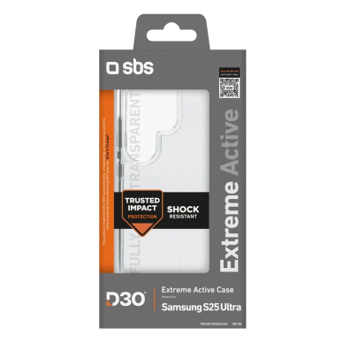SBS D3O dėklas Samsung Galaxy S25 Ultra - permatomas 3