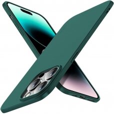 Silikonins Dėklas Guardian Apple iPhone 15 Plus tamsiai žalias