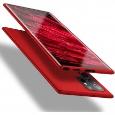 Silikonins Dėklas Guardian Samsung S928 S24 Ultra raudonas